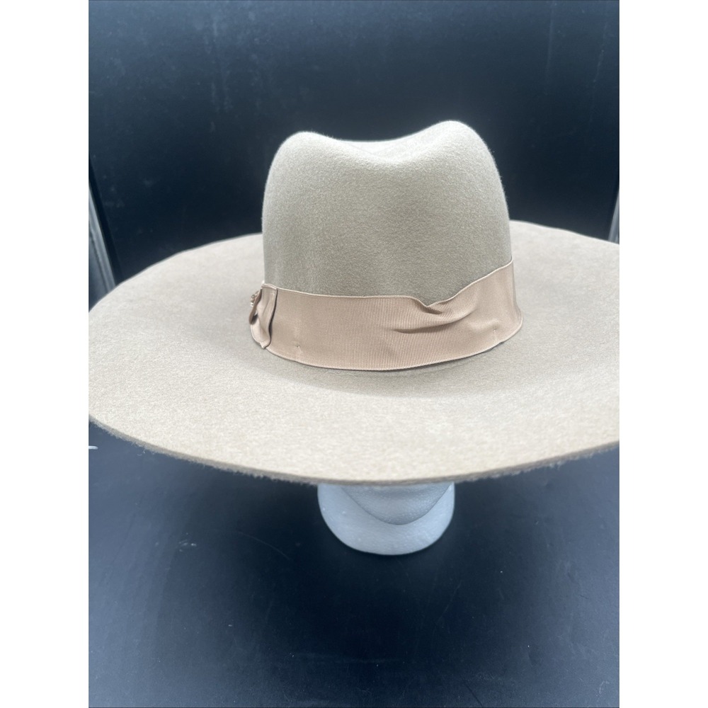 Stetson The Rapture Hat Seeker Collection Mushroom Wool Felt Wide Brim Medium M